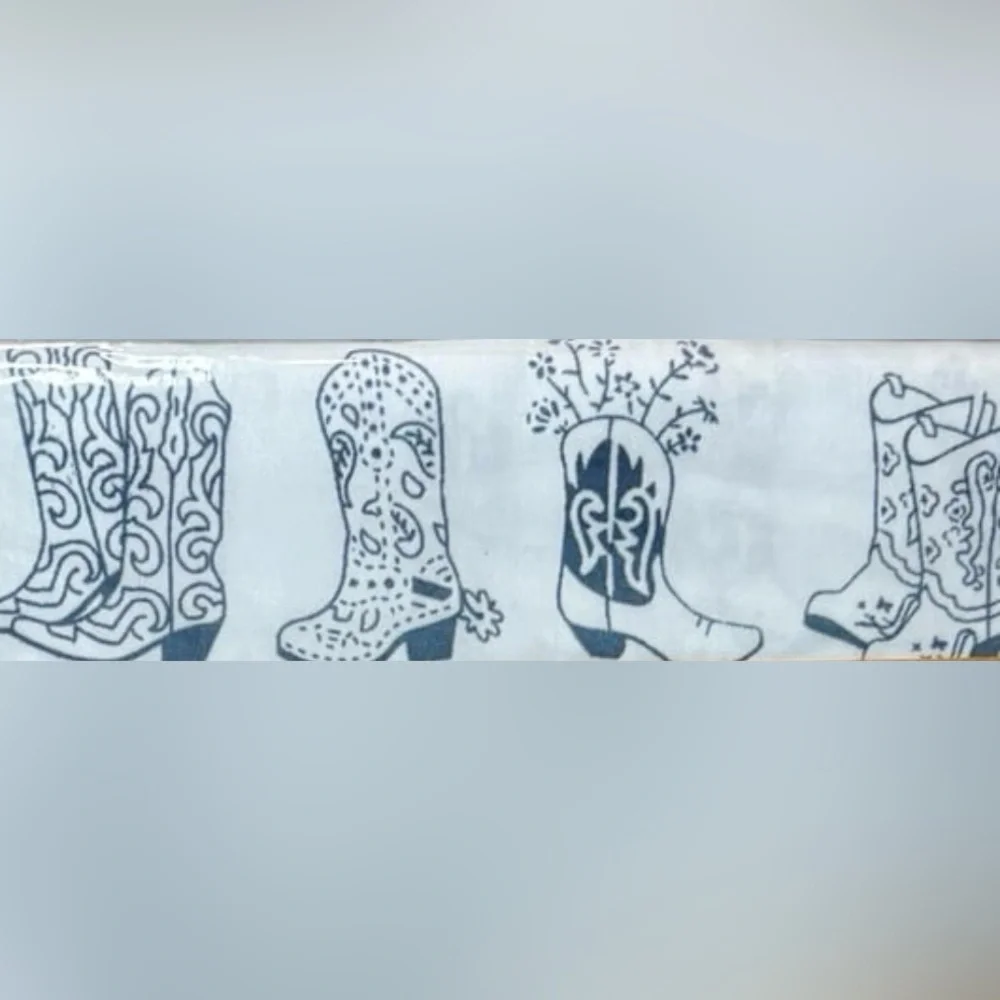 NEW Wrangler Blue Cowboy Boots 4pc Queen Size Sheet Set – All Season Comfort
